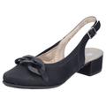 Slingpumps RIEKER Gr. 38, schwarz Damen Schuhe Riemchenpumps