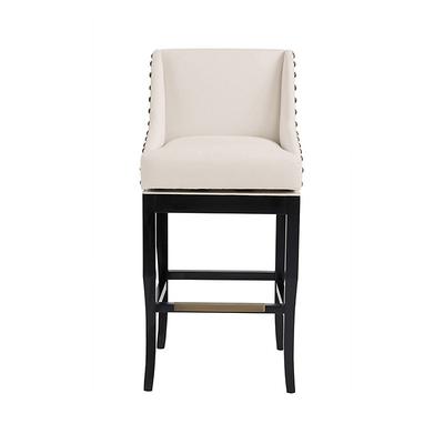 Marcello Barstool with Brass Nailhead Trim - Ballard Designs