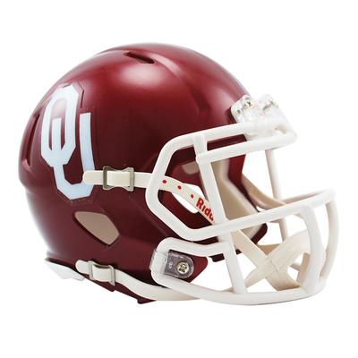 Riddell Oklahoma Sooners Revolution Speed Mini-Fußballhelm Image