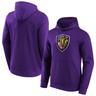 Baltimore Ravens BR Sheild Iconic Hometown Graphic Hoodie - Mens