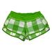 Lululemon Athletica Shorts | Lululemon Athletica Green Gingham Athletic Shorts | Perfect For Running & Joggin | Color: Green/White | Size: 6