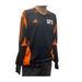 Adidas Shirts | Adidas Men’s Black Orange Long Sleeve Padded Soccer Jersey Size M Sku 958 | Color: Black/Orange | Size: M