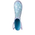 Disney Shoes | Disney Frozen Ii Little Girls Size 5-6 Pull-On Rain Boots Color Blue Snow Flakes | Color: Blue | Size: 5bb