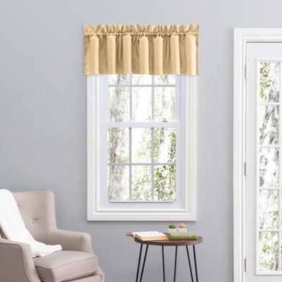 Stacey Curtain Balloon Valance by Ellis Curtains in Almond