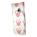 Disney Bedding | Disney Minnie Mouse Blanket Throw White & Pink Logo Super Soft 50" X 60" New | Color: Pink | Size: Os