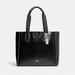 Coach Bags | Authentic Coach Pebbled Leather And Suede Colorblock Snap Tote New With Tags | Color: Black/Red | Size: Os