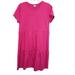J. Crew Dresses | J. Crew Mini Dress Womens Medium Pink Cotton Classic T-Shirt Fabric Ladies | Color: Pink | Size: M