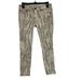 Free People Jeans | Free People Women's Size 27 Cream Brown Printed Boho Desert Skinny Jeans | Color: Brown/White | Size: 27