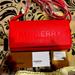 Burberry Bags | Authentic Red Burberry Leather Crossbody Or Large Wallet | Color: Red | Size: 8.5 Inch Length X 4.5 Inch Height