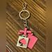 Kate Spade Accessories | Kate Spade Cut Out Spade Keychain/ Charm | Color: Pink/Silver | Size: Os