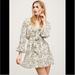 Free People Dresses | Free People Cream, Green And Pink Floral Dress | Color: Cream/Green | Size: Xs