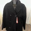 Levi's Jackets & Coats | Levi's Men's Button Up Black Wool Outdoors Hiking Winter Fashion Jacket Coat L | Color: Black | Size: L