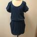 Madewell Dresses | Madewell “Hi-Line” Cotton Mini Dress | Color: Blue | Size: Xs