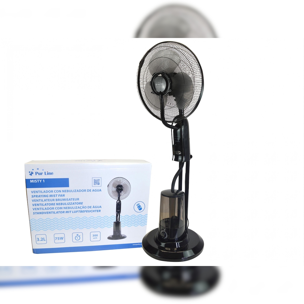 PURLINE Vernebler Ventilator mit Zeitschaltuhr MISTY 1 Image