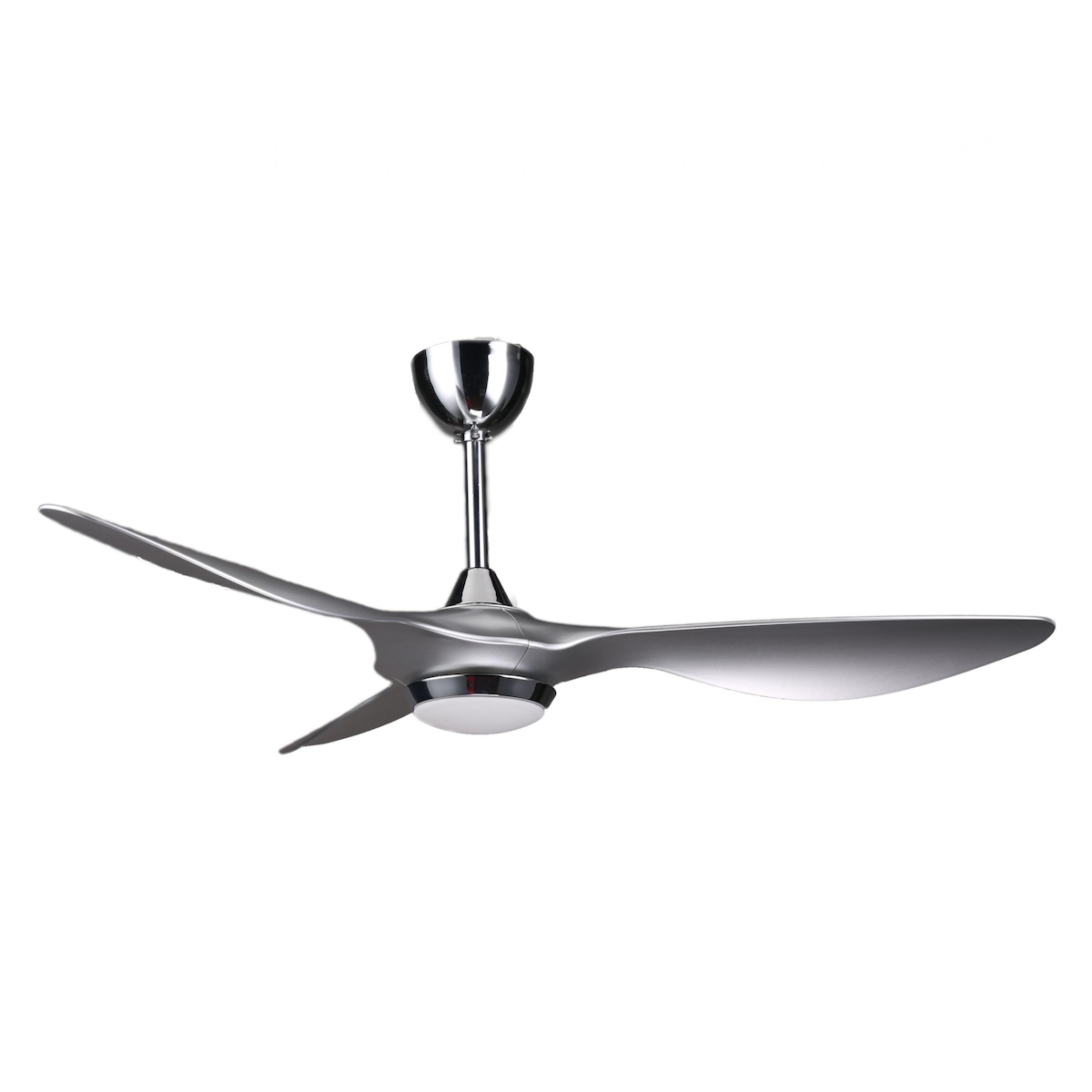 KLASSFAN PURLINE Deckenventilator ø132 cm mit LED und Wifi Reversible Hypersilence HELIX SILVER Image