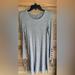 American Eagle Outfitters Dresses | American Eagle Soft & Sexy Plush Grey Sweater Dress Size Medium Ribbed | Color: Gray | Size: M