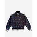 Gucci Jackets & Coats | Gucci Navy Mini Logos Embroidered Jacket | Color: Red/White | Size: L