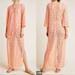 Anthropologie Dresses | Anthropologie Riley Lace Tassel Caftan Coral Nwt Size Xl | Color: Tan | Size: Xl