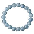 Natural Natural Bracelet Single Circle Crystal Bracelet Jewelry 6-10mm Beads Crystal Bracelet Beads Bracelet (Length : 17cm, Metal Color : 10 MM Beads) (8 Mm Beads 19cm)