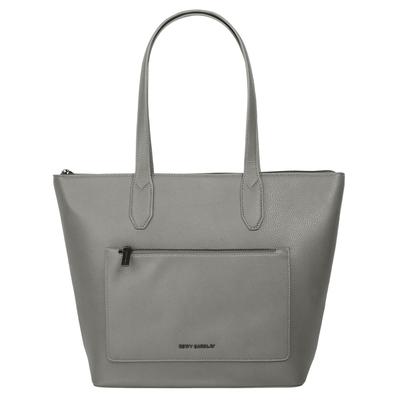 Shopper BETTY BARCLAY, Damen, Gr. B/H/T: 42cm x 30cm x 13cm onesize, grau, Kunstfaser, unifarben, leicht glänzend, Taschen Image