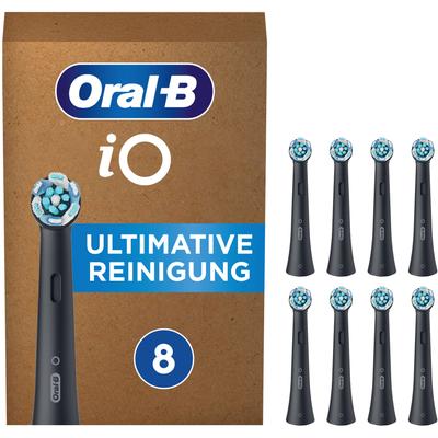 Aufsteckbürste ORAL-B "iO" Zahnbürstenköpfe Gr. 8 St., schwarz