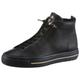 Sneaker PAUL GREEN Gr. 37, schwarz Damen Schuhe Plateaustiefeletten High Top Sneaker, Schlupfboots mit Innen-Reißverschluss