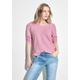 V-Ausschnitt-Pullover CECIL Gr. XL (44), rosa (tender rose melange) Damen Pullover V-Pullover mit dekorativer Frontnaht