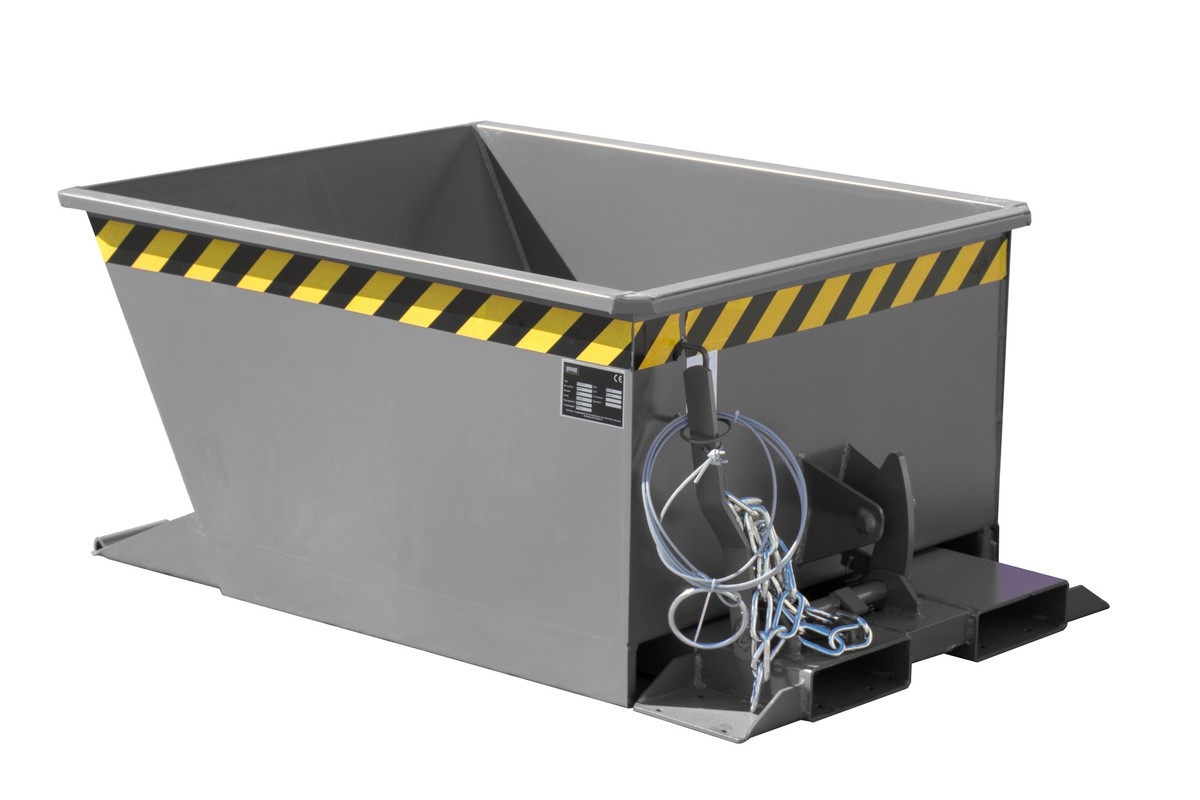 Kippbehälter Typ GU-RZ GU-RZ 30, lackiert, RAL 7005 Mausgrau Image