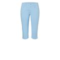 Mac Capri-Jeans Damen blau, Gr. 44-17, Baumwolle, Capri Jeans für stilvolle Sommerlooks