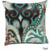 Decorative Penzance 20-inch Flourish Ikat Poly or Feather Down Filled Pillow