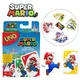 Jeu de cartes UNO Super Mario Bros pour enfants et adultes jeu de société de bureau amusant jouet