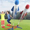 Lanceur de pompe à pied de fusée à air pour enfants jeu de sport ensemble de jeu en plein air