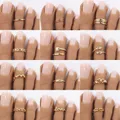 Mode Zehen ring für Frauen Mädchen 18 Karat vergoldeten Schmuck kleine Größe verstellbare offene