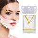 Reusable Silicone Face Lift Mask Soft Gel Anti Wrinkle Tape Skin Whiten Bandage Slimming Belt V
