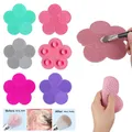 Brush Cleaner Scrubbe Board Cosmetic Makeup Brush Washing Silicone Gel Cleaning Mat Foundation