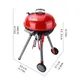 1Set Simulation Dollhouse Accessories Electric BBQ Grill Pretend Play Set Realistic Cooking Set Toy