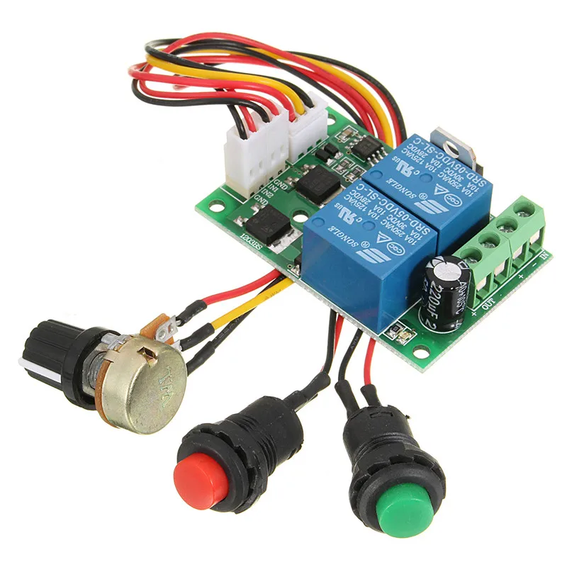 DC 6V 12V 24V PWM Regolatore di velocità del motore DC interruttore avanti e indietro Attuatore lineare regolatore del motore Controllo della velocità regolabile