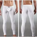 Hot Shapers Men Long Johns Men's Bodysuit Warm Pants Male Girdle Loungewear Man Compression