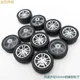 JMT 2 * 16MM Rubber Wheel Four Wheel Drive Diy Small Production Of Plastic Wheel Model 10pcs