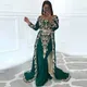 Caftan marocain à manches longues robes de soirée formelles robes de RhA-ligne robes de soirée