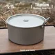 Tito 5l ungiftiger Herd Titan Topf Camping Kochs uppe Topf mit Deckel Klapp griff Wandern Picknick