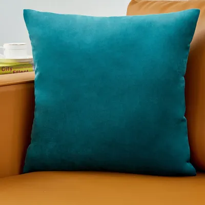 Ultra weicher, einfacher Samt-Kissen bezug Bequemer Kissen bezug im nordischen Stil für Sofa Home Image