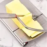 Cheese Board with Wire Cutter 5.5 Inch Stainless Steel Cheese Slicer Cutter Cheese Wire Cutter with