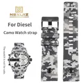 CamSolomon-Bracelet de montre en cuir véritable pour homme bracelet de montre grande taille