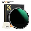 K&F Concept 2in1 2 in 1 Black Mist 1/4 + ND2-400 Variable ND Filter with Green Film and Lever Nano-X