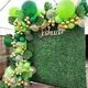 Kit d'arche de guirxiété de ballons verts pour fête dans la jungle feuilles de palmier tropicales