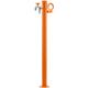 Bel-fer - Fontana da Giardino con Doppio Rubinetto Belfer 42/SRR Arancione