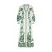 Maxi Dress - Green - Farm Rio Dresses