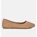 London Rag Ammie Solid Casual Ballet Flats - Brown