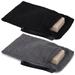 WLLHYF 2PCS Exfoliating Soap NG01 Bag Saver Mesh Bar Scented Soap Lather Pouch for Women Men Foaming Shower and Bath Body Scrubber(Black Grey)